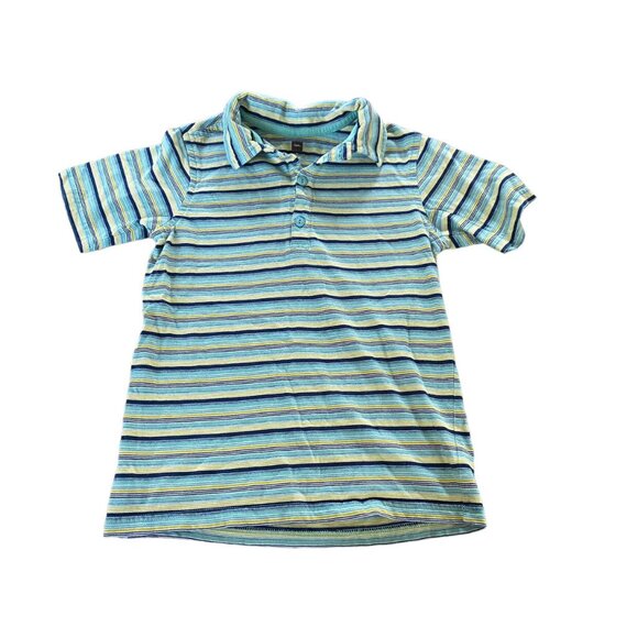 Tea Collection Other - Tea Collection Striped Polo Shirt Size 8
